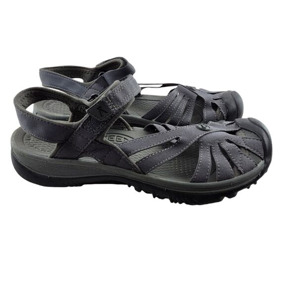 Keen Shoes - Keen Rose Sport Sandals Womens 9.5 Gray Adjustable Gorpcore Hiking Outdoor Trail